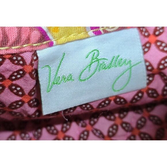 Vera Bradley Floral Quilted Tote Bag fairycore boho Bali Gold - Picture 4 of 7